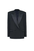 Oversized Tailored Tuxedo Jacket