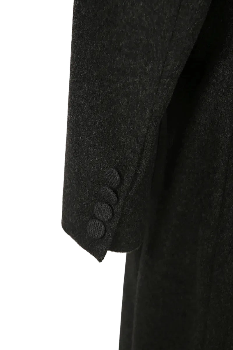 Wool Cashmere Tailored Coat