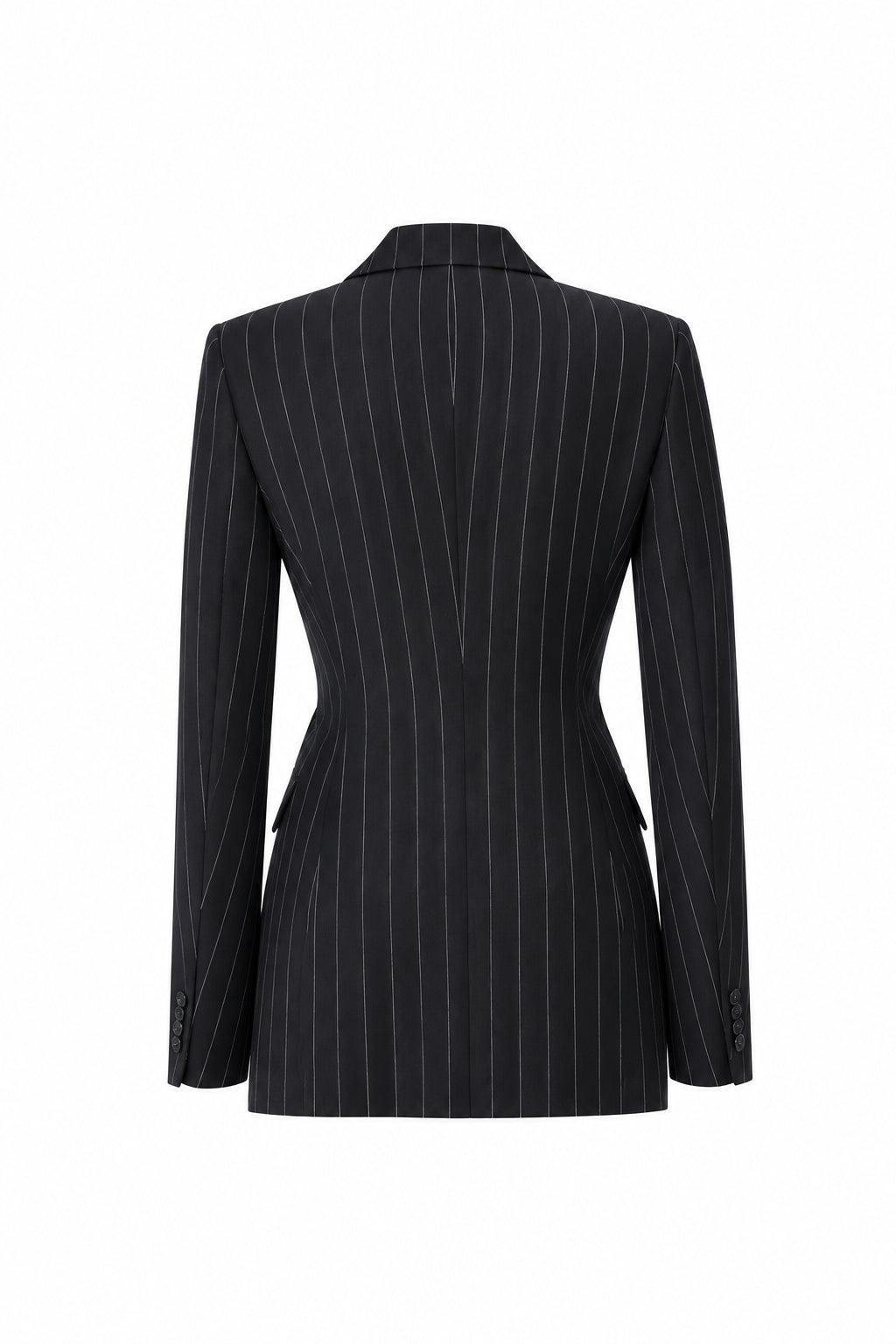 Double Breasted Pin Stripe Blazer