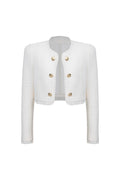 Tweed Crop Blazer