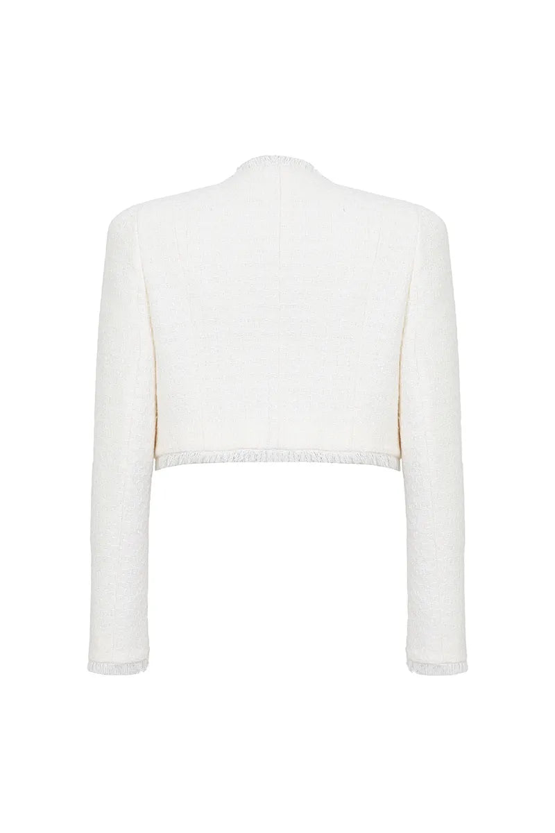 Tweed Crop Blazer