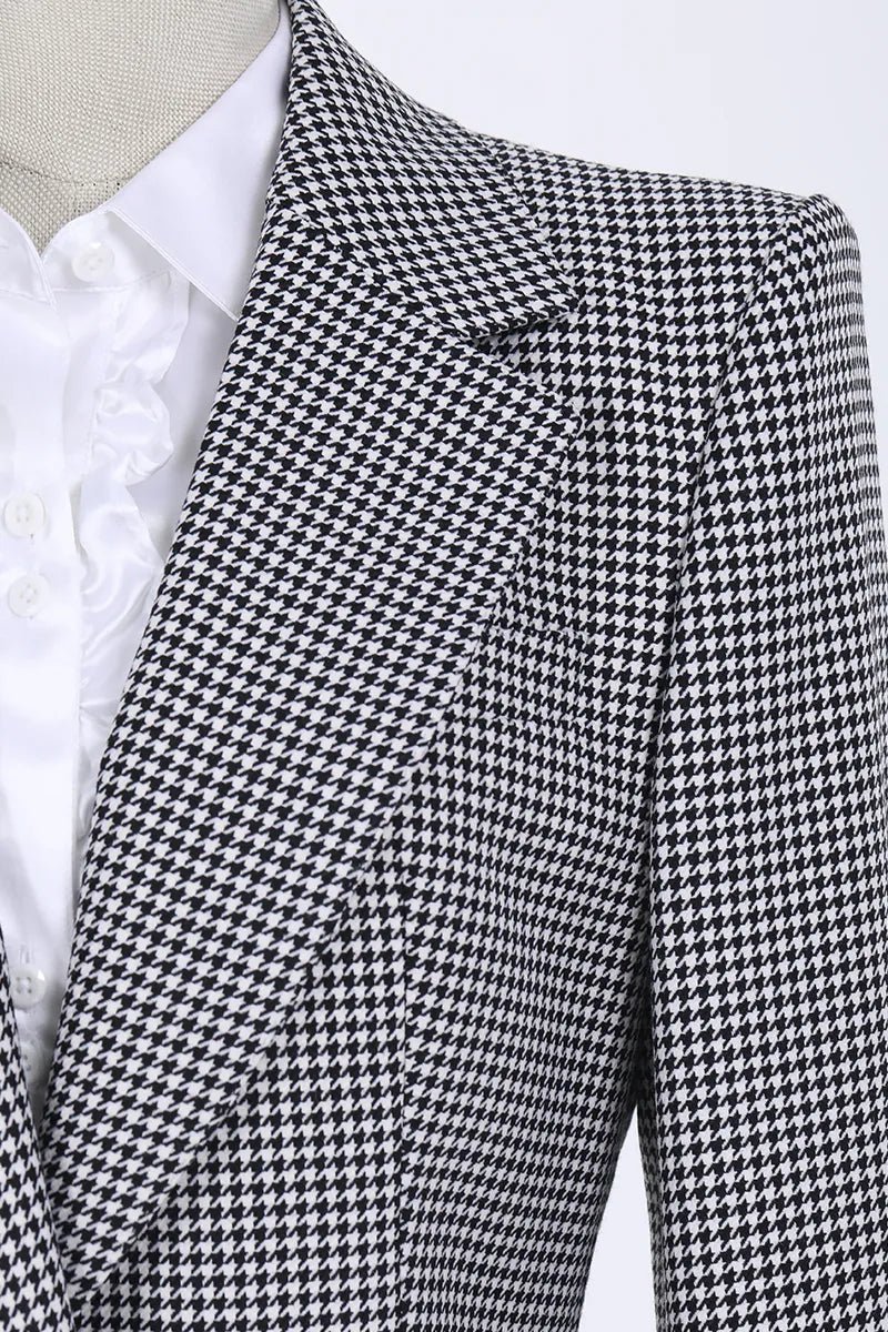 Houndstooth Suit 2pc Suit
