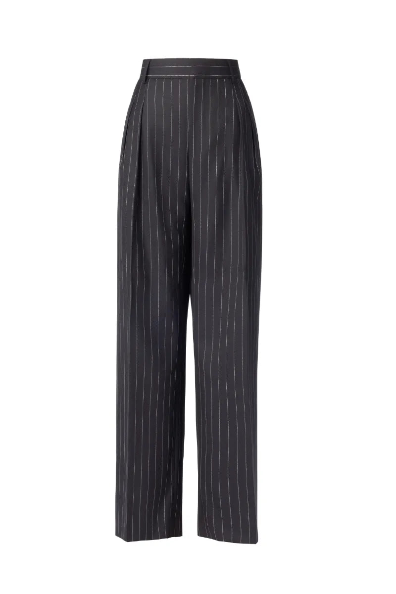 Pin Stripe Wide Leg Pant