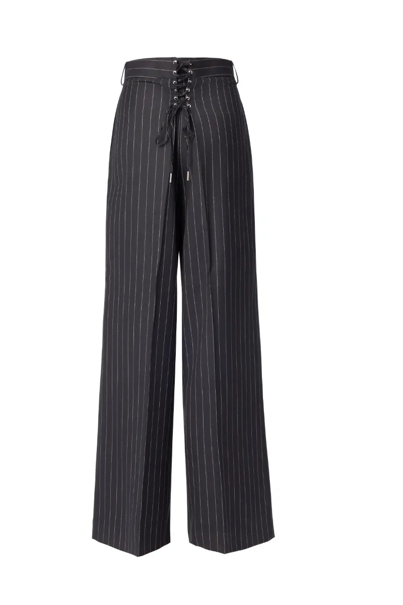 Pin Stripe Wide Leg Pant