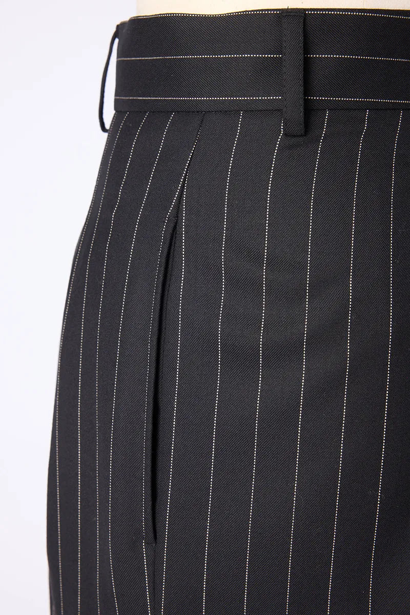 Pin Stripe Wide Leg Pant
