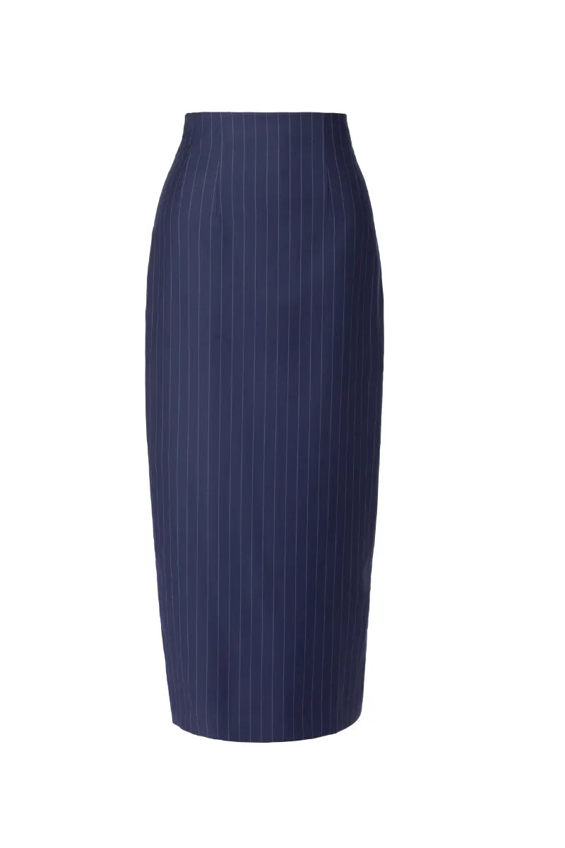Vest & Skirt Pin Stripe Set
