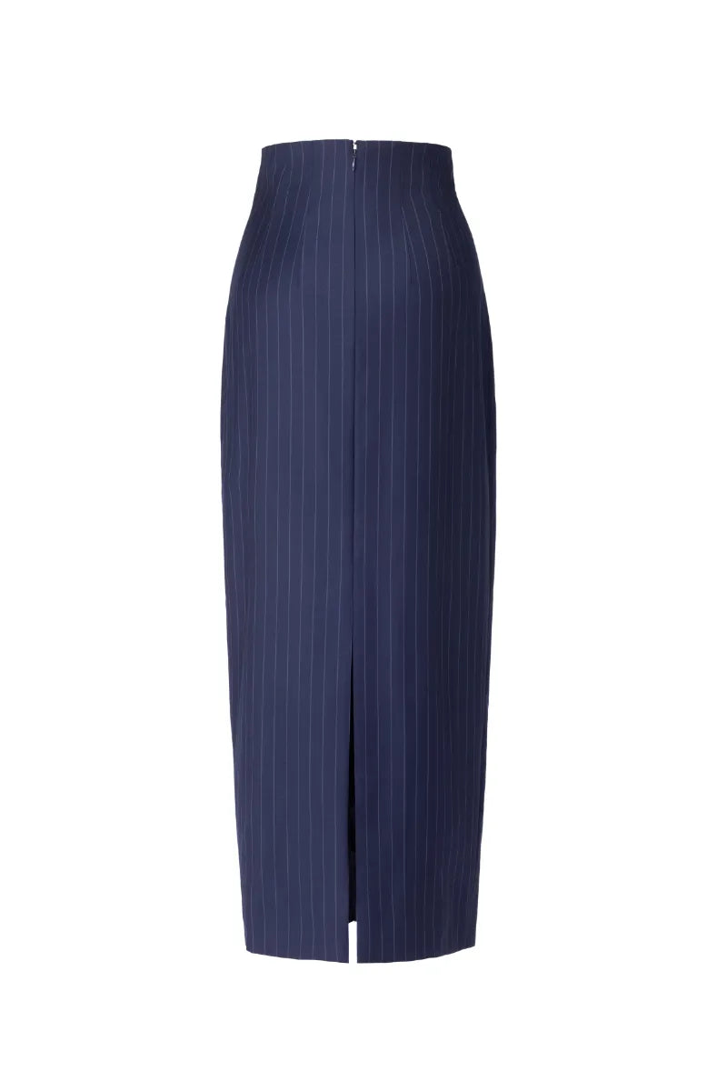 Vest & Skirt Pin Stripe Set