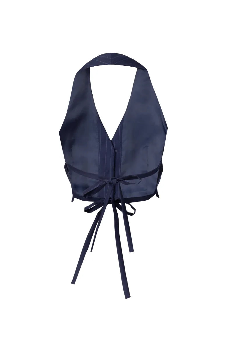 Vest & Skirt Pin Stripe Set